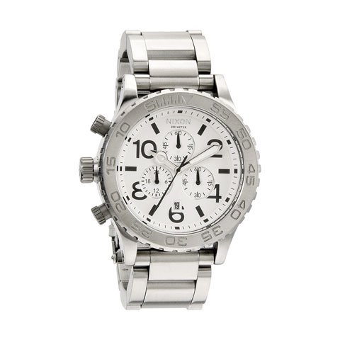 ニクソン　腕時計　42-20　クロノグラフ　A037100　ホワイト×シルバー - 腕時計の通販ならワールドウォッチショップ