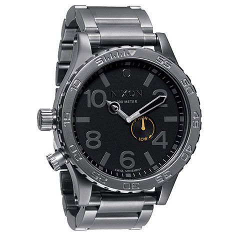 ニクソン　腕時計　 51-30　A057-680　タイドグラフ　ブラック×ガンメタル - 腕時計の通販ならワールドウォッチショップ