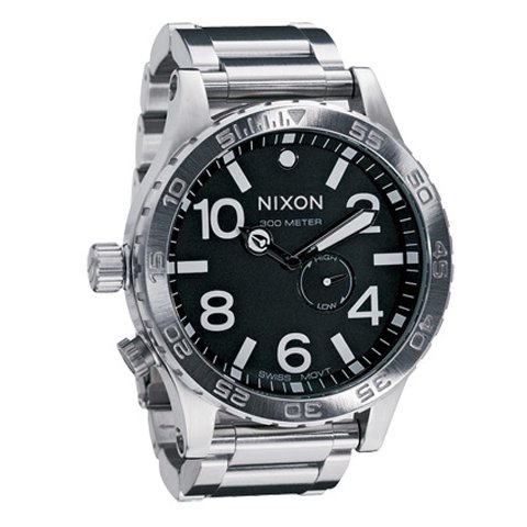 ニクソン　腕時計　51-30　A057000　ブラック×シルバー - 腕時計の通販ならワールドウォッチショップ