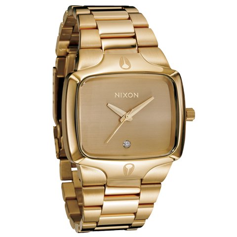 NIXON ゴールド腕時計-