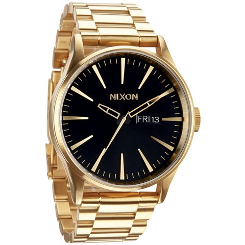 ニクソン 腕時計 セントリー A356510 ブラック×ゴールド - 腕時計の