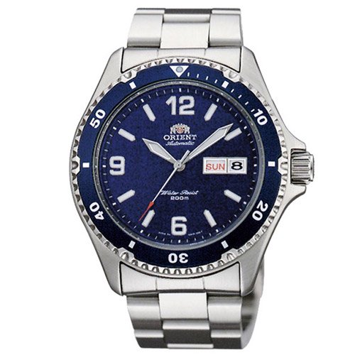 オリエント　時計　マコII　AA02002D　オートマチック　ダイバーズウォッチ　ブルーダイアル×ステンレスベルト -  腕時計の通販ならワールドウォッチショップ