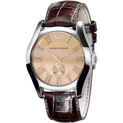エンポリオアルマーニ　腕時計　バレンテ　 AR0645　コッパ－×ブラウン - 腕時計の通販ならワールドウォッチショップ