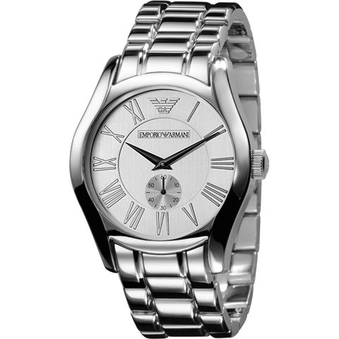 エンポリオアルマーニ　腕時計　バレンテ　AR0647　シルバー×シルバー - 腕時計の通販ならワールドウォッチショップ