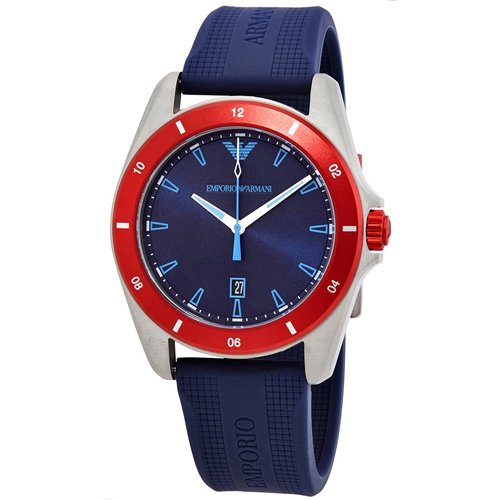 エンポリオアルマーニ/Emporio Armani/腕時計/メンズ/Sigma/シグマ/AR11217/クォーツ/ブルー×ブルー