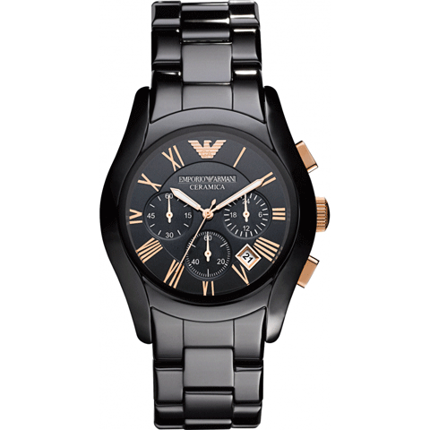 エンポリオアルマーニ　腕時計　バレンテ　AR1410　ブラック×ブラック - 腕時計の通販ならワールドウォッチショップ
