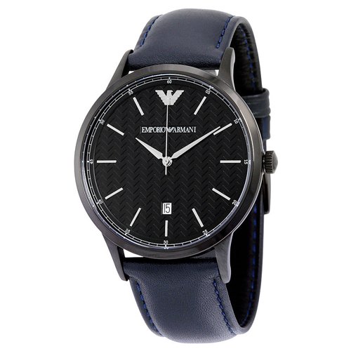 エンポリオアルマーニ/Emporio Armani/時計/メンズ/レナト/AR2479 /ブラック×ダークブルー-  腕時計の通販ならワールドウォッチショップ