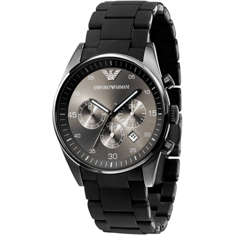 エンポリオアルマーニ　腕時計　タジオ　AR5889 ブラック×ブラック - 腕時計の通販ならワールドウォッチショップ