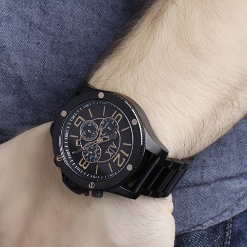 アルマーニエクスチェンジ　腕時計　メンズ　ウェルウォーン AX1513 ブラック×ブラック - 腕時計の通販ならワールドウォッチショップ