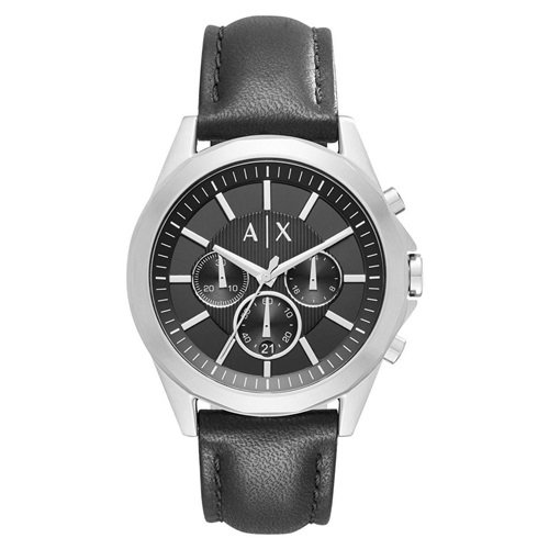 アルマーニエクスチェンジ/Armani Exchange/腕時計/メンズ/クロノグラフ/AX2604/ブラック×シルバー×ブラックレザー