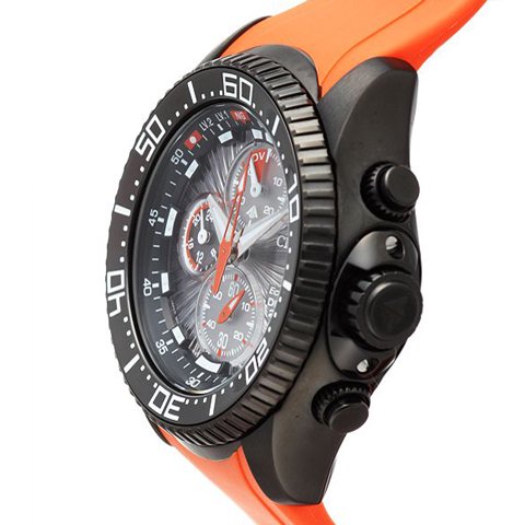 シチズン　逆輸入　ダイバーズ　プロマスター　エコドライブ　BJ2119-06E　ブラックダイアル×オレンジラバーベルト -  腕時計の通販ならワールドウォッチショップ