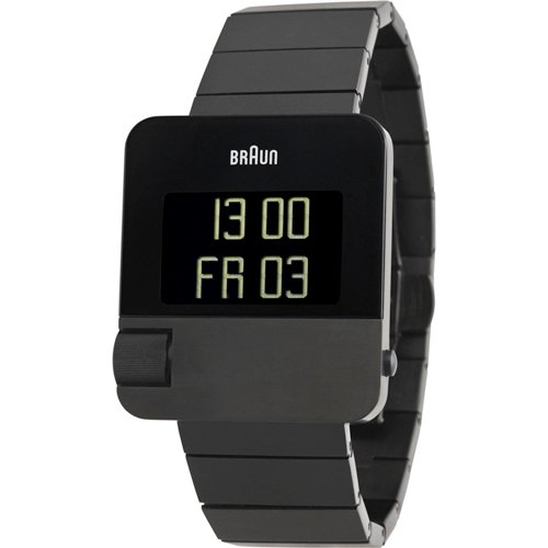 ブラウン Braun 時計 デジタルウォッチ レトロデザイン Bn0106bkbtg オールブラック ステンレススチールベルト 腕時計 の通販ならワールドウォッチショップ