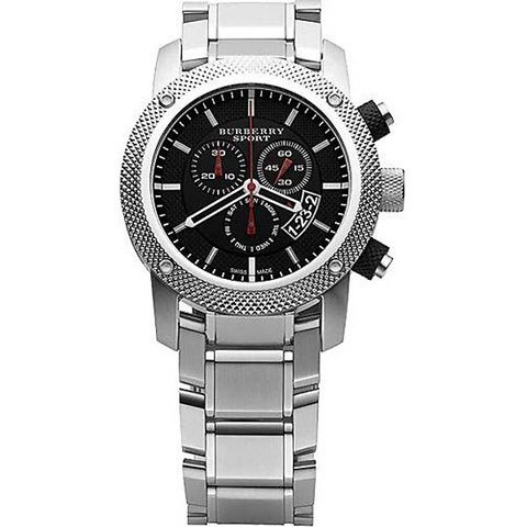 バーバリー 腕時計 メンズ BU7702 スポーツコレクション ブラック