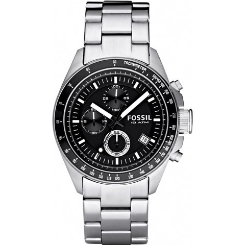 フォッシル　腕時計　メンズ　デッカー　 CH2600 ブラック×シルバー - 腕時計の通販ならワールドウォッチショップ