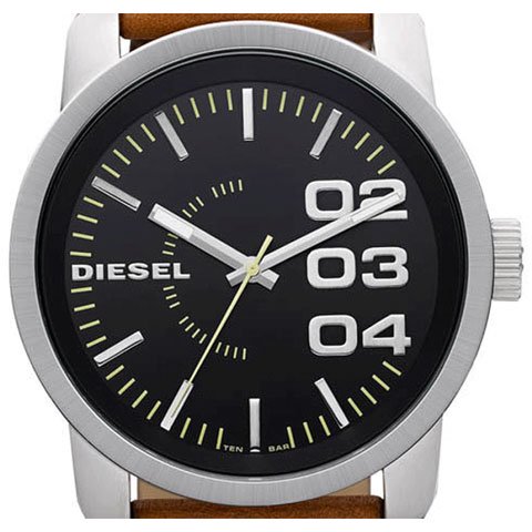 ディーゼル 腕時計 フランチャイズ DZ1513 ブラックダイアル×ブラウン