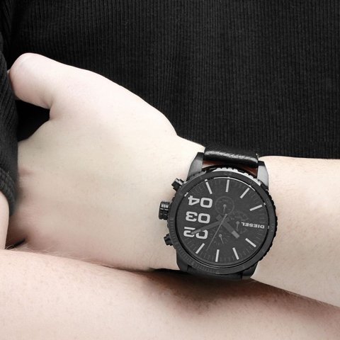 ディーゼル 腕時計 フランチャイズ DZ4216 ブラック×ブラック