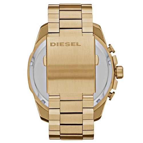 ディーゼル/Diesel/腕時計/MEGA CHIEF/メガチーフ/メンズ/DZ4360/クロノグラフ/オールゴールド
