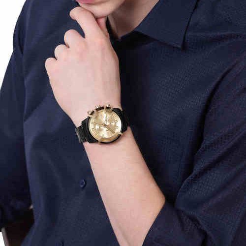 【新品】ディーゼル DIESEL メンズ クロノ 腕時計 DZ4525 ブラックjoytimeディーゼル