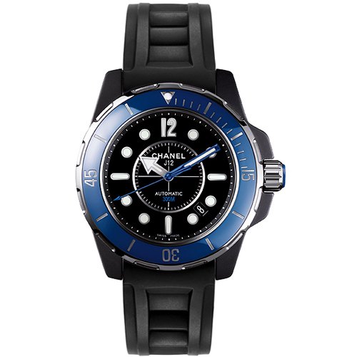 シャネル　腕時計　メンズ　J12　マリーン　H2559　ブラックセラミック×ブラックラバーベルト - 腕時計の通販ならワールドウォッチショップ