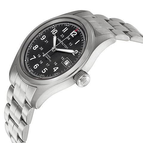 Hamilton khaki field auto silver 腕時計防水性10気圧防水