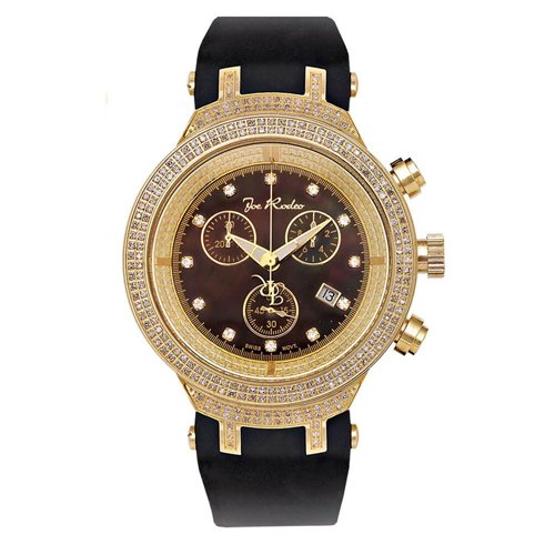 ジョーロデオ　腕時計　マスター　ダイヤモンドウオッチ　2，2カラット　JJM78　ブラック×ゴールド - 腕時計の通販ならワールドウォッチショップ