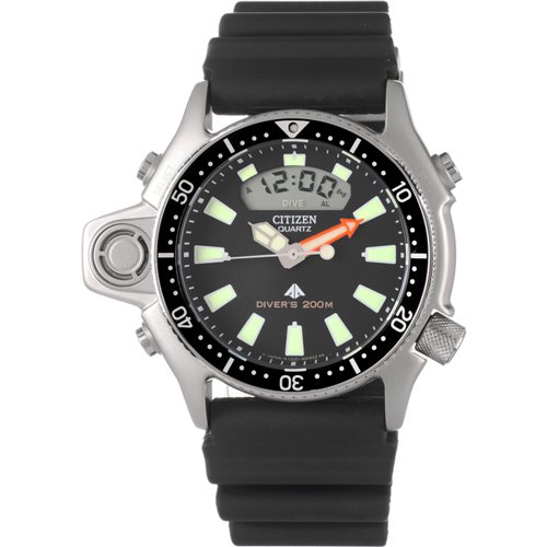シチズン　逆輸入　プロマスター　プロフェッショナルダイバー　　JP2000-08E　ブラックダイアル×ブラックラバーベルト-  腕時計の通販ならワールドウォッチショップ