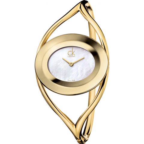 Calvin Klein(カルバンクライン)　レディース腕時計 Delight(ディライト) K1A2391G パール×ゴールド -  おしゃれな腕時計ならワールドウォッチショップ