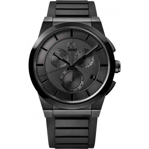 Calvin Klein(カルバンクライン) Dart (ダート) メンズ腕時計　K2S374D1　ブラック×ブラック -  おしゃれな腕時計ならワールドウォッチショップ