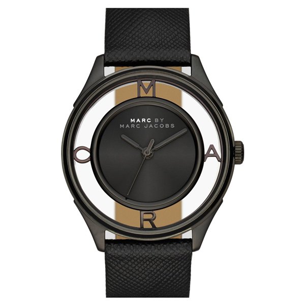 マークバイマークジェイコブス 時計 メンズ ティザー MBM1379 ブラックレザーベルト - 腕時計の通販ならワールドウォッチショップ