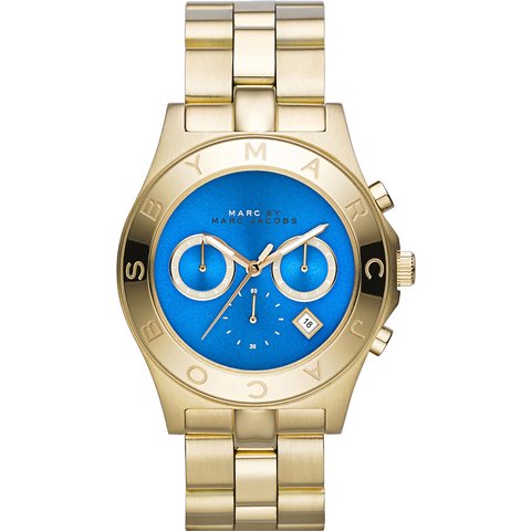マークバイマークジェイコブス　腕時計　レディース　ブレード　MBM3307　ブルー×ゴールド - 腕時計の通販ならワールドウォッチショップ