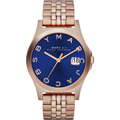 マークバイマークジェイコブス　腕時計　メンズ　ザ・スリム　MBM3316　ブルー×ローズゴールド - 腕時計の通販ならワールドウォッチショップ