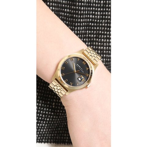 マークバイマークジェイコブス　時計　レディース　ザ・スリム　MBM3321　ブラック×ゴールド - 腕時計の通販ならワールドウォッチショップ
