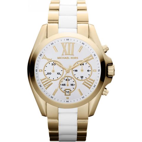 マイケルコース　時計　ブラッドショー　MK5743　ホワイト×ゴールド×ホワイト - 腕時計の通販ならワールドウォッチショップ