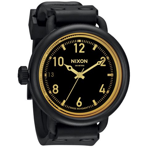 ニクソン 腕時計 オクトーバー A4881354 マットブラック×ブラック