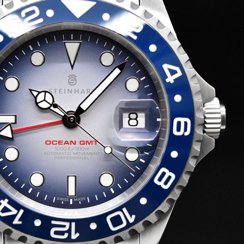 スタインハート/Steinhart/腕時計/オーシャン/Ocean 1 GMT Premium Blue  Ceramic-Limited/ダイバーズウォッチ/メンズ/スイスメイド