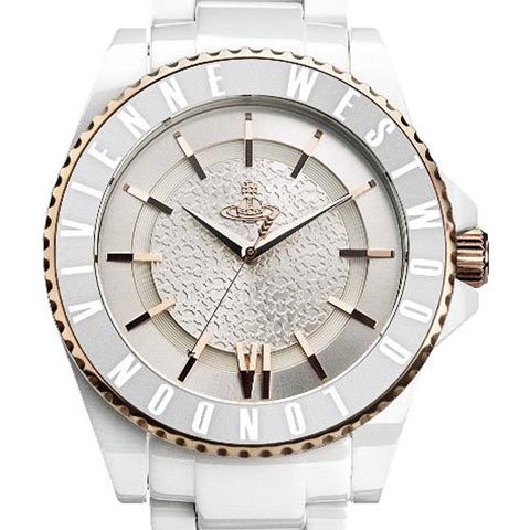 ヴィヴィアン・ウエストウッド　腕時計　セラミック　VV048RSWH　シルバー×ホワイト - 腕時計の通販ならワールドウォッチショップ
