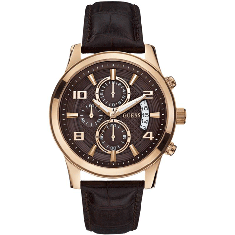 ゲス　腕時計　メンズ　エグゼック　W0076G4　ブラウン×ブラウン - 腕時計の通販ならワールドウォッチショップ