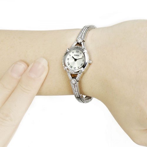 ゲス 腕時計 レディース エンジェリック W0135L1 シルバーダイアル×ステンレスベルト- 腕時計の通販ならワールドウォッチショップ