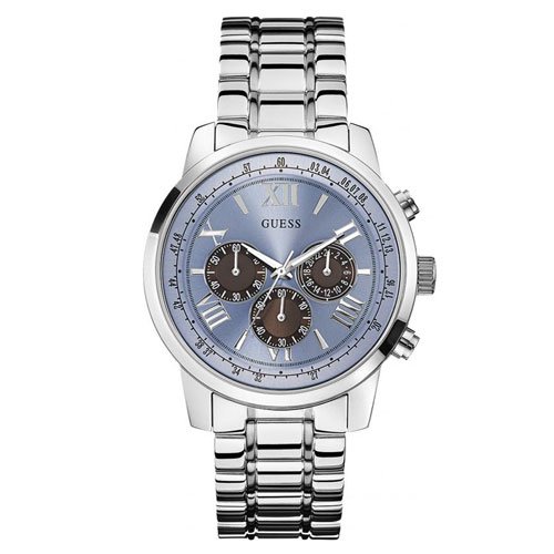 ゲス　腕時計　メンズ　ホライゾン　W0379G6　アイスブルーダイアル×ステンレスベルト- 腕時計の通販ならワールドウォッチショップ