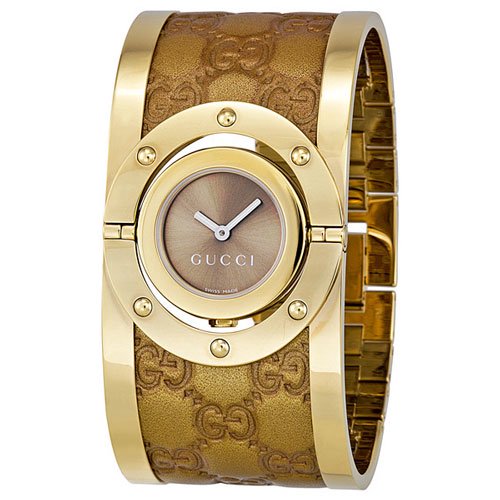 グッチ　腕時計　レディース　トワール　YA112434　ブラウンダイアル×ゴールドステンレスベルト- 腕時計の通販ならワールドウォッチショップ