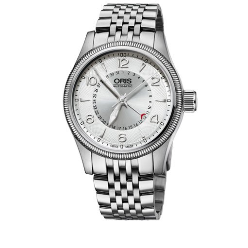 オリス　腕時計　ビッグクラウン　ポインターデイト　754-7679-4061　シルバー×シルバー - 腕時計の通販ならワールドウォッチショップ