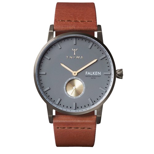 トリワ　腕時計　ファルケン　FAST102CL010213　グレー×ブラウンレザー - 腕時計の通販ならワールドウォッチショップ
