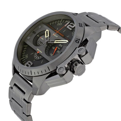 ディーゼル 時計 メンズ アイアンサイド DZ4363 グレーダイアル×ガンメタルステンレスベルト- 腕時計の通販ならワールドウォッチショップ