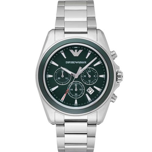 エンポリオアルマーニ 腕時計 AR6090 シグマ グリーン - 腕時計の 