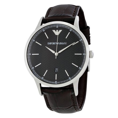 エンポリオアルマーニ/時計/メンズ/レナト/AR2480/ブラック×ブラウンレザー- 腕時計の通販ならワールドウォッチショップ