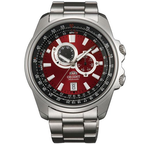 オリエント　時計　アペックス　ET0Q003H　オートマチック　レッドダイアル×ステンレスべルト- 腕時計の通販ならワールドウォッチショップ