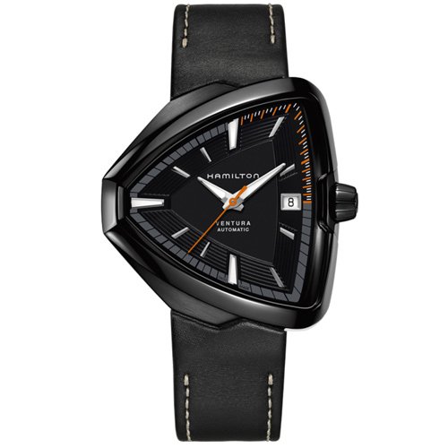 ハミルトン　時計　ベンチュラ　エルヴィス80　H24585731　オートマチック　ブラックダイアル×ブラックレザーベルト-  腕時計の通販ならワールドウォッチショップ