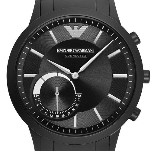 エンポリオアルマーニ/Emporio  Armani/時計/メンズ/コネクテッド/ART3001/スマートウォッチ/ブラックダイアル/ブラックステンレスベルト-  腕時計の通販ならワールドウォッチショップ