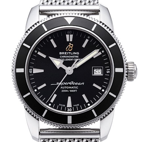 ブライトリング/Breitling/時計/スーパーオーシャンヘリテージ42/A170B61OCA/ブラックダイアル/ステンレスメッシュベルト-  腕時計の通販ならワールドウォッチショップ