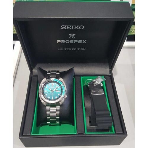 美品　限定モデル　SEIKO 腕時計 DIVERS WATCH グリーンベゼル セイコー創業140周年記念としてグリーンの限定ダイバーズが
